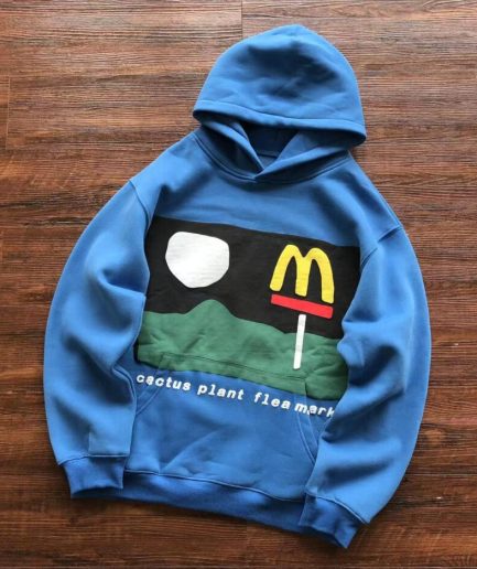 Cactus Plant Flea Market Blue Hoodie
