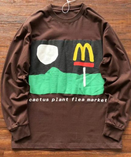 Cactus Plant Flea Market Brown Sweatshirt